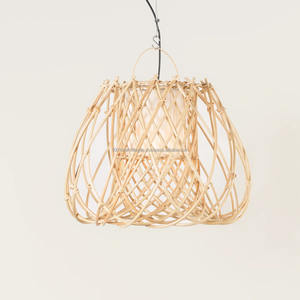 High Quality Handmade <b>Natural</b> Rattan Lampshade Modern Style Sustainable Large Pendant <b>Light</b> <b>Light</b> Covers Living Room Bedroom - Product Image 6