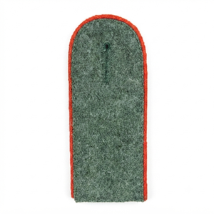 Hombreras Personalizadas OEM Color Gris Campo con Ribete Rojo Bordado para Uniforme de Oficial - Product Image 4