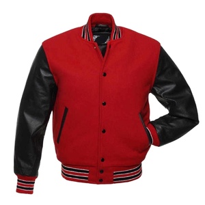 Blousons universitaires Letterman pour hommes grandes tailles respirants hiver vente en gros vierges 2026 - Product Image 2