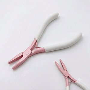 Pinzas Profesionales de Alta Calidad para Extensiones de Cabello, de Acero Inoxidable, Punta Plana con Dientes, Herramientas para Extensiones de Cabello, Novedad 2026 - Product Image 4