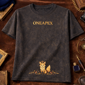 Camiseta con gráfico de zorro vintage de ONEAPEX, camiseta informal unisex de manga corta, logotipo personalizado, diseño personalizado - Product Image 1