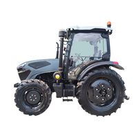Tracteur agricole 4x4 optimal de 100 CV avec cabine climatisée, système hydraulique robuste, levage haute performance et services agricoles modernes