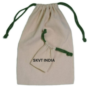Eco friendly Cotton Drawstring Storage Shopping Bag <b>Packaging</b> Cotton Pouch Custom Printed Logo Cheap Drawstring Bags - Product Image 3