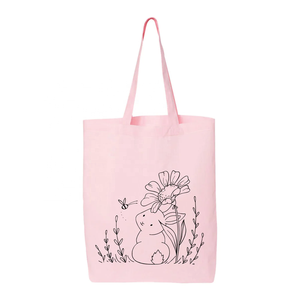 ถุงช้อปปิ้งผ้าฝ้ายออร์แกนิกแบบใช้ซ้ําได้พร้อมการพิมพ์แบบกําหนดเองและกระเป๋าเย็บปะติดปะต่อด้วยตนเองในราคาไม่แพง - Product Image 2