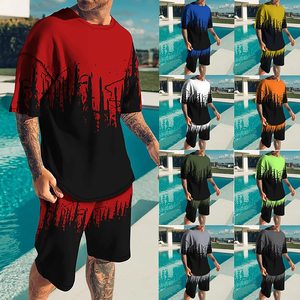 New Design Winter Casual Wear Men's 2 Piece T-shirts & Shorts Outfit <b>Twin</b> <b>Set</b> Terry Fabric Quick Dry Customizable High Quality - Product Image 3