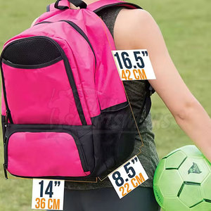 Professional Large Capacity Soccer Backpack With <b>Shoe</b> Compartment For Athlete Outdoor Training - Product Image 3