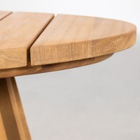 Table basse de jardin ovale Vandana Amber Living 120x65 cm en bois d'acacia Mura