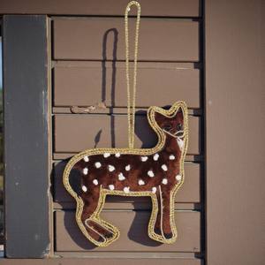 Ethnic Animal Zari Work Hanging <b>Ornament</b> – Handmade Indian Wall Decoration for Door, Living Room, <b>Wedding</b> & Festival Use - Product Image 1