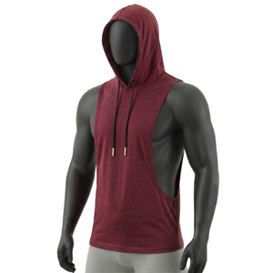 HYPEN SPORTS Chaleco con capucha unisex 100% algodón, anti-bolitas, de punto vintage, teñido anudado, personalizado, transpirable, para fitness - Product Image 3