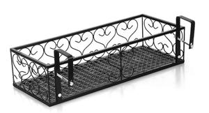Decorative Modern Iron Powder Coated Eco-Friendly Durable Lightweight Plant Stand Drainage Hole <b>Hanging</b> Option Home <b>Garden</b> - Product Image 3