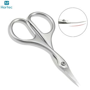 Ciseaux à cuticules en acier inoxydable, haute précision, lame incurvée à pointe fine, ciseaux de manucure pour soins professionnels des ongles - Product Image 4