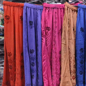 Haute qualité nouvelle mode rayonne imprimé femmes longues robes décontractées personnalisé Style Hippie maternité taille naturelle respirant - Product Image 1