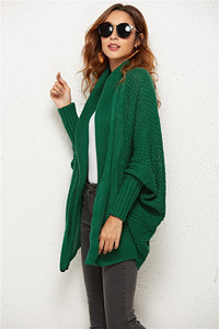 Cardigan en tricot texturé pour femme, confortable, chaud, décontracté, à manches longues, vêtement d'extérieur tendance pour la saison automne-hiver - Product Image 2