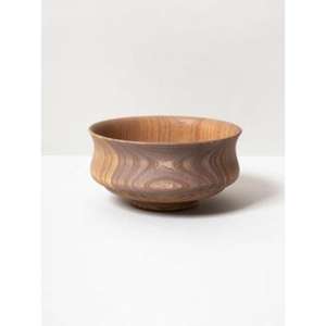 Tazón de madera profundo y ancho para uso profesional en restaurantes y para la experiencia gastronómica en el hogar, sirviendo porciones grandes. - Product Image 1