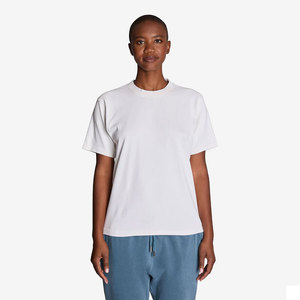 White Oversized Men's T-Shirt Crew Neck Short Sleeve 100% Cotton Streetwear Printed Front Logo Custom Design Men's T Shirts - Product Image 3