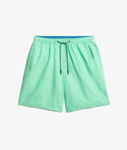 Men's Solid <b>Green</b> Board Shorts With Drawstring Waist Quick Dry Casual Swimwear Mid Rise Woven Polyester Short <b>Pants</b> - Product Image 2