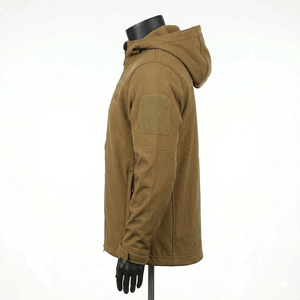 Vestes softshell coupe-vent sur mesure pour hommes, unisexes, impression par sublimation, matière imperméable, fermeture éclair - Product Image 2