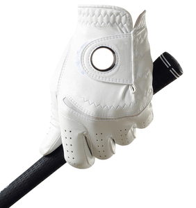 Guantes de golf de cuero Cabretta premium, los más vendidos, con marcador de pelota, logotipo personalizado, guantes de golf de cuero Cabretta para mano izquierda - Product Image 2