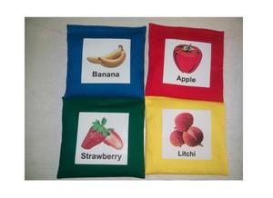 Coussin de sol en forme de fruit, en peluche douce, pour chambre d'enfant, salle de jeux, assise et décoration intérieure - Product Image 3