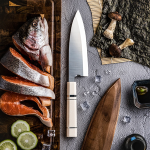 Cuchillos LEGACY BLADES Profesionales Japoneses Yanagiba Sashimi Deba, Hechos a Mano, de Acero con Alto Contenido de Carbono, para Filetear Sushi, Ambidiestros - Product Image 5