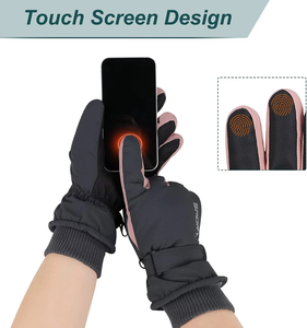 Smart Heated <b>Ski</b> Gloves Touchscreen Winter Windproof Non-Slip Battery Operated for Sports Cycling Snowboarding Motorcycle - Product Image 3