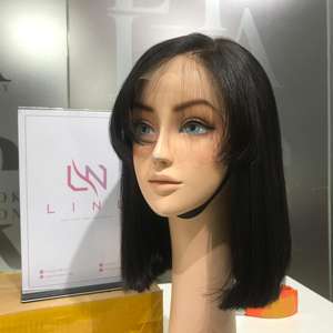 ผมบ๊อบ14นิ้วสีดำแบบคู่คุณภาพสูงจากเวียดนาม - Product Image 6