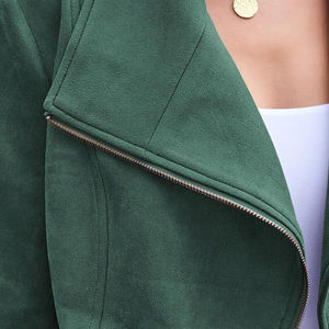 Chaqueta de cuero para mujer, estilo occidental, nueva con flecos, de gamuza auténtica, estilo vaquera, para mujeres adultas. - Product Image 5