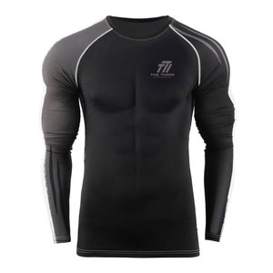Custom Logo Training <b>Men</b> Rash Guard For Team Sports Performance Compression <b>Base</b> <b>Layer</b> Fitness Clothing - Product Image 1