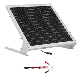 Chargeur de batterie solaire 20W avec contrôleur MPPT et prise USB pour utilisation en extérieur - Product Image 1