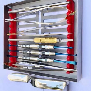 Kit d'instruments de chirurgie micro-orale et maxillo-faciale en acier, manuel, cosmétique, certifié CE, conforme ISO13485, par Grip Surgical - Product Image 5