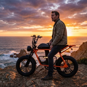 <span class=keywords><strong>Vélo</strong></span> <span class=keywords><strong>électrique</strong></span> vintage vert mat à gros pneus avec selle longue, <span class=keywords><strong>vélo</strong></span> <span class=keywords><strong>électrique</strong></span> élégant pour les trajets sur le campus et en ville - Product Image 4