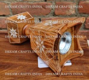 Quemador de Bakhoor Moderno con Patrón Floral, Duradero, de Alta Calidad, con Incrustaciones de Madreperla, Diseño Árabe Religioso, Madera Orgánica de Mango - Product Image 5