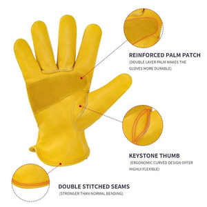 Guantes de Cuero para Conductor, Guantes de Trabajo, Gran Venta - Product Image 4
