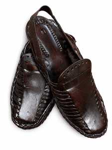 Mocassins en cuir véritable marron, tressés à la main, style décontracté, chaussures de marche, chaussures héritage, été, hiver - Product Image 2
