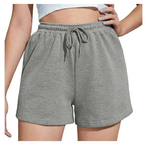 Pantalones Cortos Deportivos Casuales de Cintura Alta para Mujer, Marca Glory, 100% Algodón Ecológico, Poliéster/Nailon, Colores de Moda, Ideales para Correr y Gimnasio - Product Image 3