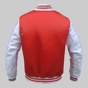 High Quality Silk Satin <b>Jackets</b> <b>Waterproof</b> New Arrival Customized Button Outdoor Fashion Satin Lettermen <b>Jacket</b> For Man - Product Image 2