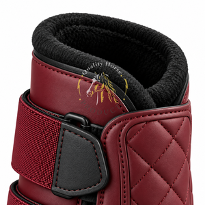 Botas de cepillado para caballos de calidad con diseño flexible, interior suave y cierre fiable para entrenamiento, competición y uso diario. - Product Image 6