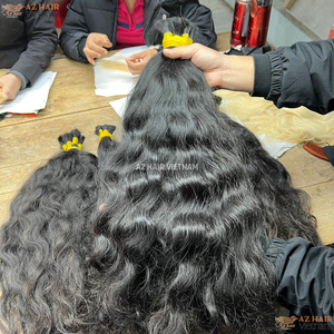 Venta al por mayor superior 100% extensiones de cabello humano vietnamita Virgen sin procesar paquetes para la fabricación de pelucas - Product Image 5