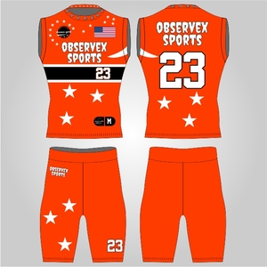 Tenues de football américain 7v7 pour jeunes, ensembles de compression pour équipes de sport compétitives, fournisseur - Product Image 1
