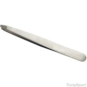 Pinza de Cejas de Acero Inoxidable Curva y Recta, Negra, Antiestática, Personalizada, de Alta Calidad, Reutilizable y Ligera - Product Image 3