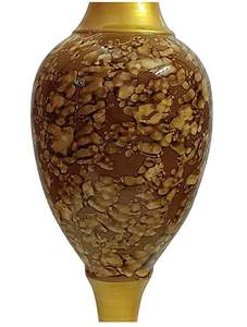 Jarrón Alto de Metal Dorado Moderno, Hecho a Mano en Latón, Decoración para Bodas y Fiestas, para Arreglos Florales Navideños - Product Image 6