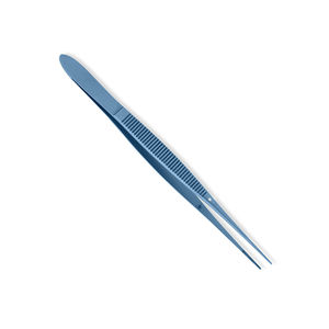 Pinzas Quirúrgicas Rectas de Acero Inoxidable con Recubrimiento de Titanio, Mordazas Finamente Serradas, Grado Médico, Certificación CE - Product Image 4