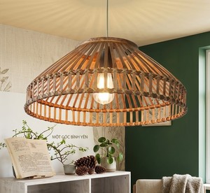 Pantalla de Lámpara de Bambú Ecológica al por Mayor – Estilo Vintage para Decoración del Hogar y Sala de Estar de Proveedor Vietnamita - Product Image 5