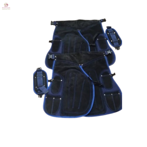 Tabliers de fermeur en cuir personnalisés en gros, durables, réutilisables, vêtements de travail de sécurité pour clinique vétérinaire équine, prix abordable, personnalisation OEM - Product Image 1