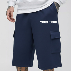 Pantalones Cortos Cargo de Verano para Hombre, Tejidos, Lisos, con Bolsillos, de Forro Polar, Hechos a Medida, Ideales para Correr, Venta Caliente - Product Image 4