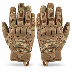 Guantes Tácticos de Camuflaje con Pantalla Táctil, de Cuero Sintético, para Caza, con Agarre Reforzado y Protección Contra Impactos - Product Image 4