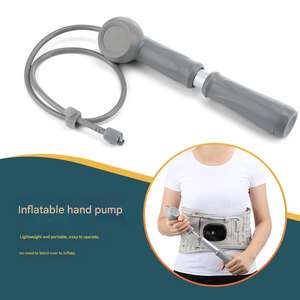 Ceinture de massage chauffante gonflable avec contrôleur en cuir, soutien lombaire, chauffage électrique, compresse chaude, appareil pour le soutien lombaire - Product Image 5