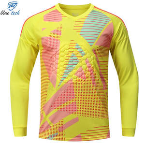 Camiseta de Portero de Fútbol Personalizada, Manga Larga, con Protección en el Pecho, Profesional, de Secado Rápido y Transpirable, OEM - Product Image 6
