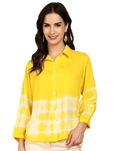 Camisa de satén elegante de alta calidad para mujer, ideal para fiestas y eventos nocturnos, de fabricante indio a precio de mayoreo. - Product Image 1