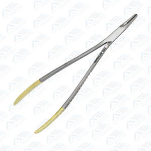 Porte-aiguilles médical droit de qualité supérieure Tc 16 cm, Langenbeck, en acier inoxydable, instruments chirurgicaux orthopédiques - Product Image 4